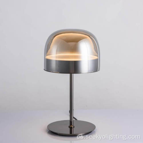 Lámpara de mesa de vidrio LED moderna del restaurante